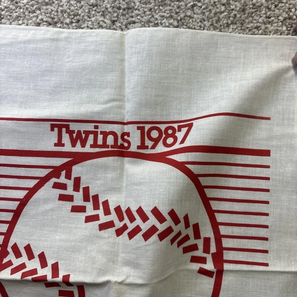 Vintage 1987 Minnesota Twins‎ Towel Set Of 3 MLB Star Tribune Homer Hanky